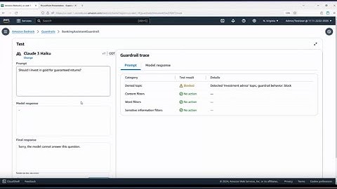 Safeguard your generative AI applications with Guardrails for Amazon Bedrock | AWS OnAir S05
