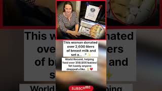 She Saved Over 350,000 Babies! 🍼❤️ World Record Mom #shorts #usa #trending