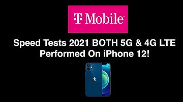 T Mobile Speed Test 2021 5G & 4G LTE - 5G VS 4G Speed Test T Mobile On iPhone 12 Mini!
