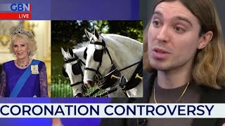 Criticising the monarchy and horse use on live TV
