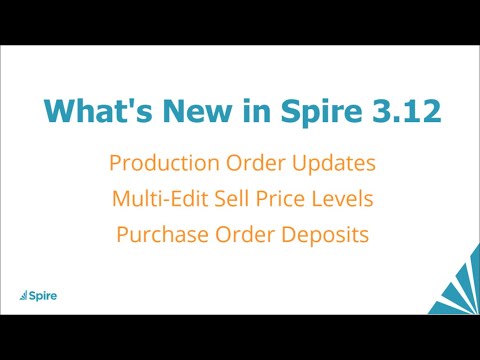 What's New in Spire 3 12 - video from Spire Systems