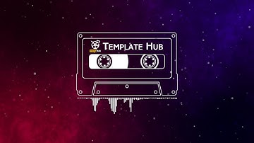 #104 | Free Template Here | Cassette Audio Spectrum | New After Effects Template | Template Hub