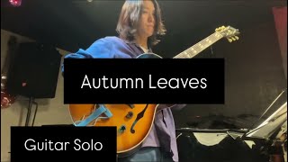 Autumn Leaves Akira Naruse Guitar Solo
