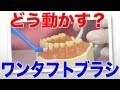 ワンタフトブラシはクルクル動かす？　口腔ケアチャンネル　1275（口腔ケアチャンネル2　＃947）
