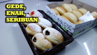 RESEP DONAT BOMBOLONI ENAK, MURAH, BESAR DIJUAL SERIBUAN UNTUNG BANYAK!!