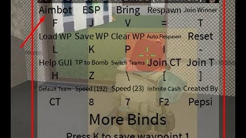 ROBLOX Counter Blox Aimbot & Esp (WORKING)