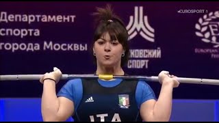 Alessia Durante ?? — 219kg 2nd Place — 2021 European Weightlifting Championships - Women’s 71kg