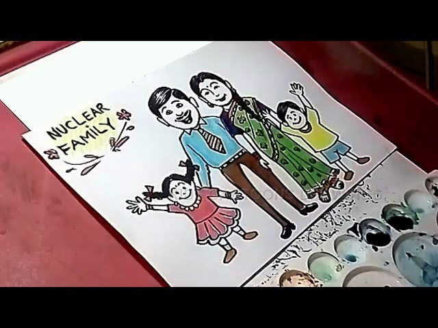 25 Easy Family Drawing Ideas  Cute Family Sketch and Art