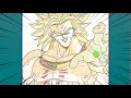 ブロリーの日にブロリーのイラストを描いてみた【broly】