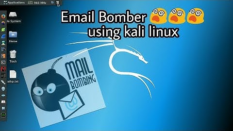 Email Bomber using kali linux.