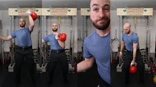 Still only using my left hand to lift... | TRAINING VLOG 044