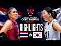 Thailand 🇹🇭 vs Korea 🇰🇷 | Quarter Finals Highlights | AVC Women's Continental Championship 2026