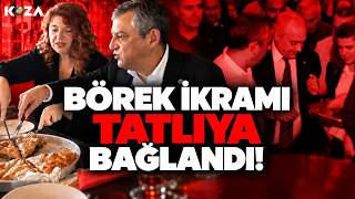 Özgür Özel böreği kahvaltıda yedi