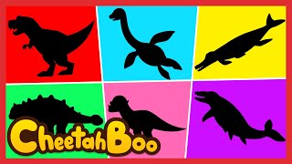 Let's learn various dinosaurs with songs❗ 🦖 | T-rex | Nursery rhymes | Kids song | #Cheetahboo