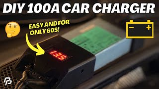 DIY 100A Car Battery Charger/Maintainer out of HP Server Power Supply *EASY* for only 60$!