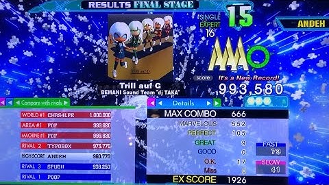 [DDR A20+] Trill auf G (ESP-16) 993,580 AAA