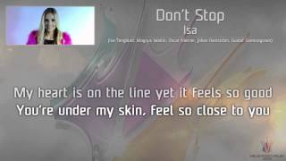 Video thumbnail of "Isa - "Don't Stop""