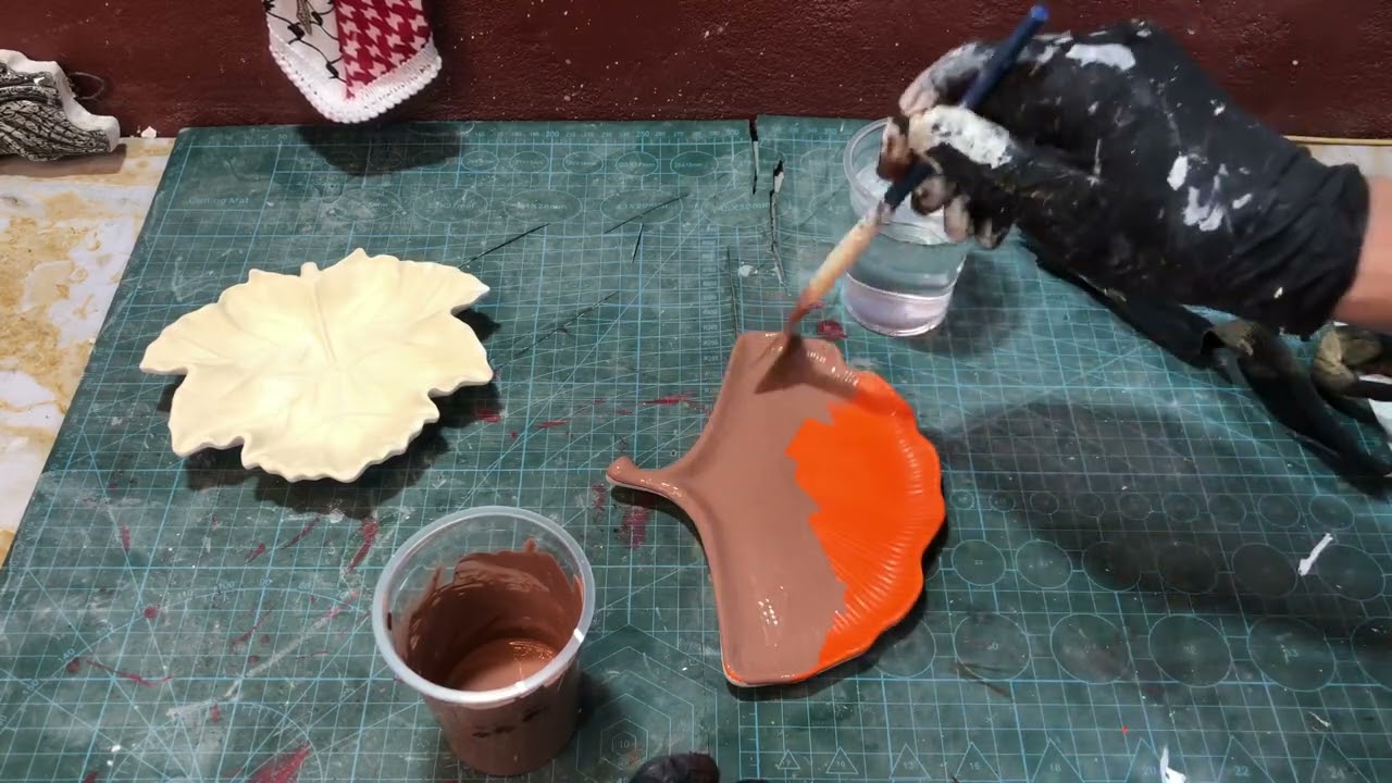 طريقة التخشيب على قطع الجبصين اول تجربة 🔥