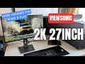 ViewSonic 27 Inch Monitor Review and Demo | Best Budget 2K Monitor