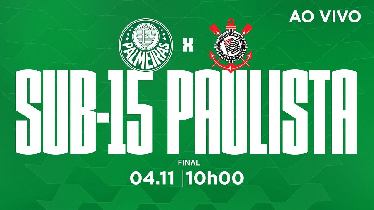 À frente no duelo, Sub-15 do Verdão enfrenta Corinthians pela semifinal do  Paulista – Palmeiras