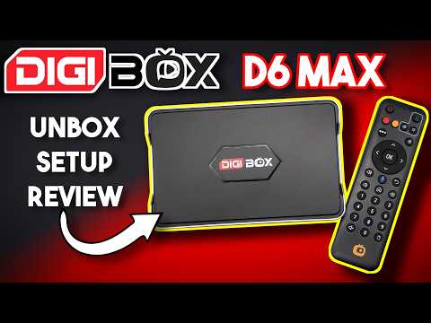 52●DIGIBOX D6 MAX RI0416-2 DIGIBOX D6 MAX (Android TV Box) - Unbox & Review - YouTube