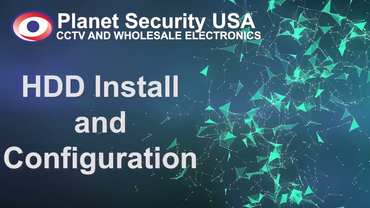 Surveillance DVR Hard Drive (HDD) Installation