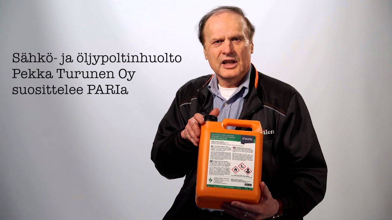 PARI-tuotteet TV Spotti 25s. Poltinhuoltoliike suosittelee!