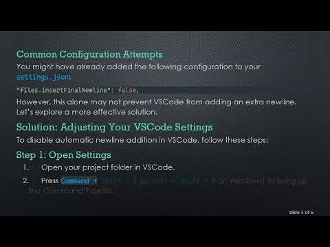 How to Disable VSCode Auto Format Adding Newline at EOF When Auto Saving JS Files