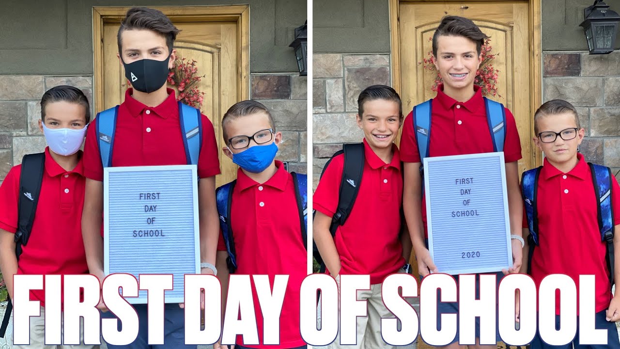 First Day Of School Going Back To School For The First Time In Five Months Youtube