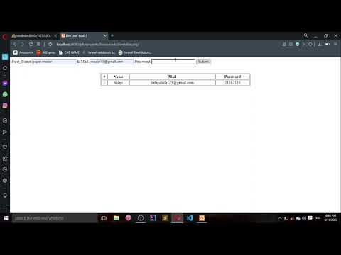 (PAGE NO REFRESH)Live User Add In Database With PHP AJAX...!