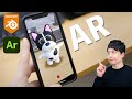 【全部無料!】Blender + iPhoneでAR!簡単でお手軽に出来ます!【Adobe Aero】【超簡単!】