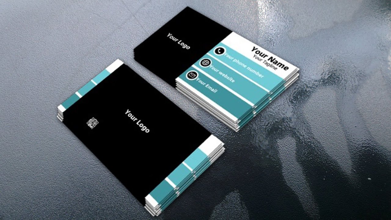 Business Card Design in Photoshop  Visiting Card Tutorial