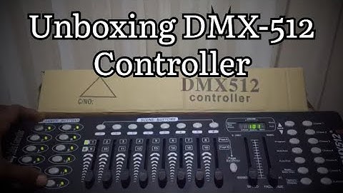 Unboxing DMX-512 Controller
