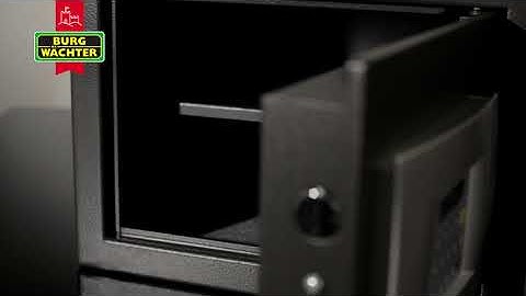 Using the safe & emergency keys - Burg-Wachter PointSafe Version E Lock