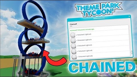 How To Get "CHAINED" In Theme Park Tycoon 2!