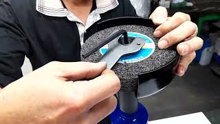 GP-920 6" Heavy Duty Air Straight Grinder (5700rpm, Grip Lever) Install and Operation
