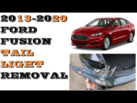 Tail light removal Ford Fusion 2013-2020