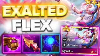 EXALTED SYNDRA 3 IS BEYOND INSANE!!! | Teamfight Tactics Set 11 Ranked