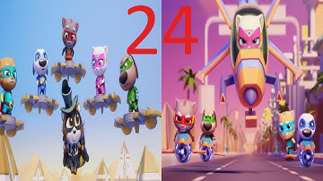 Talking Tom Hero Dash --Gameplay Walkthrough Part 24 -(Android-İOS) 4K