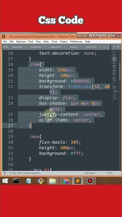 How to make email Signature html css | email Signature Design | Email ...