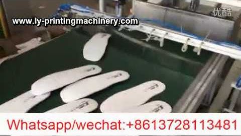 shoe insole screen printing machine from Lian Yi