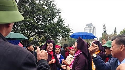 Các Nghệ Nhân Và Bà Con Quẩy Tưng Bừng Não Nhiệt Bất Chấp Mưa Gió Tại Lễ Hội Đền Tả Phủ22/1/2025(ÂL)