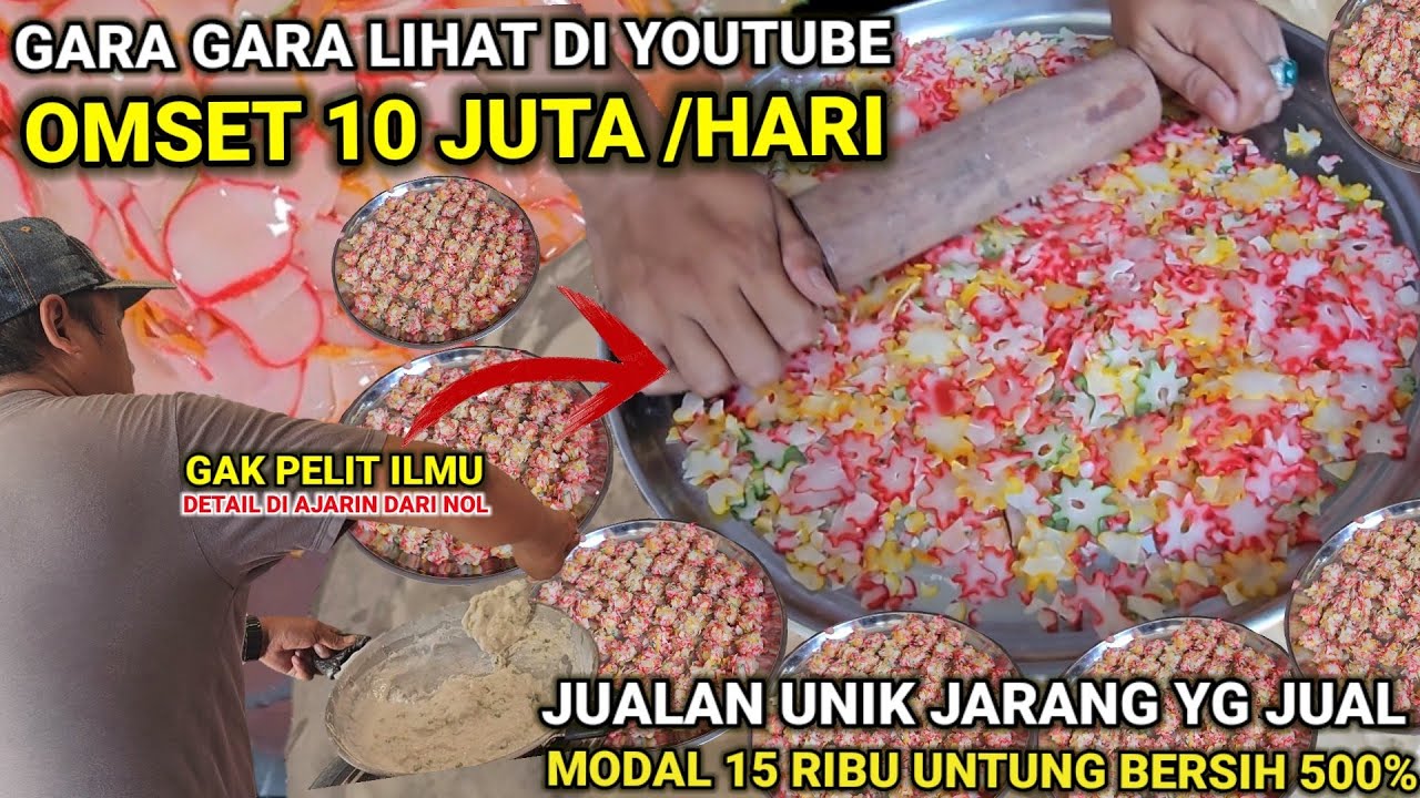 IDE USAHA UNIK SIMPLE ENAK CUMA MODAL 15 RIBU | LIHAT DI YOUTUBE JUALAN NI ADA YG TEMBUS 10 JUTA
