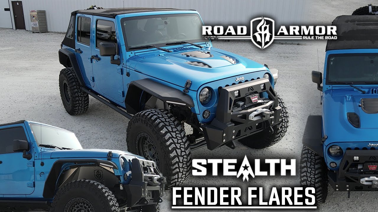 Upgrade Your Jeep with Road Armor Stealth Fender Flares! - YouTube