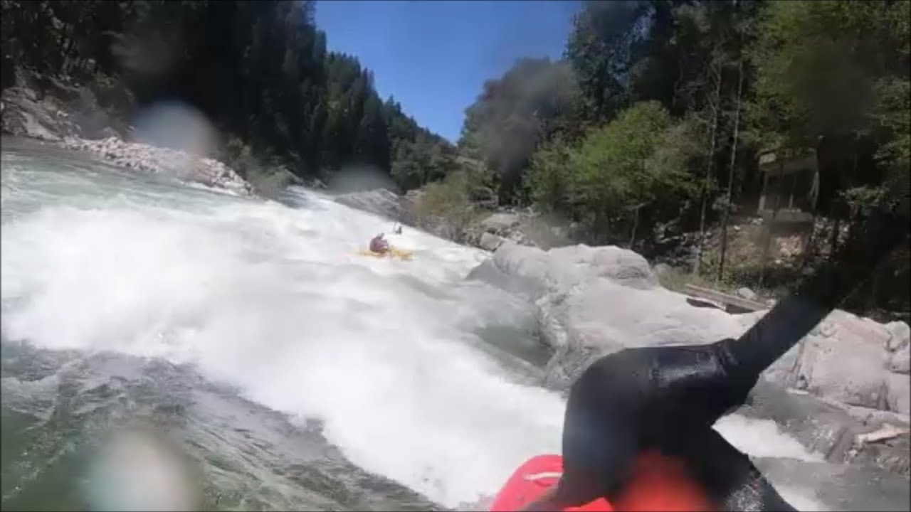 Kayaking Golden Quartz section of the South Fork of the Yuba River in