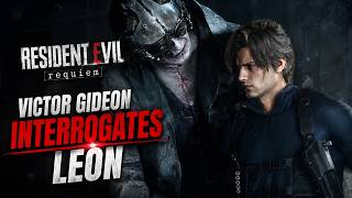 Victor Gideon Interrogates Leon | Full Cutscene - Resident Evil Requiem (RE9)