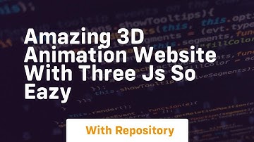 Amazing 3d animation website with three js so eazy