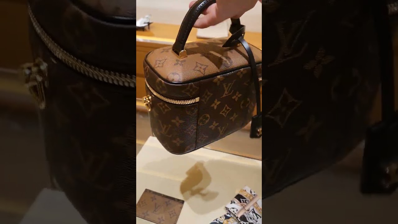Louis Vuitton Black Game On Vanity PM – Madison Avenue Couture