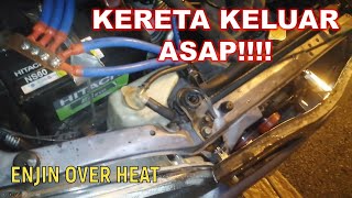 KERETA BERASAP - ENJIN OVER HEAT - WIRA