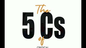 The 5Cs of Critical Communication Consumption